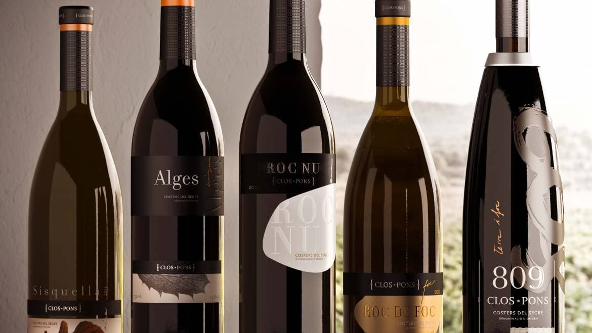 Clos Pons wine samples